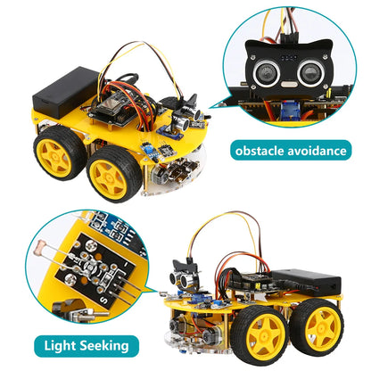 Kit de coche Robot inteligente ESP32 para proyecto de programación Arduino