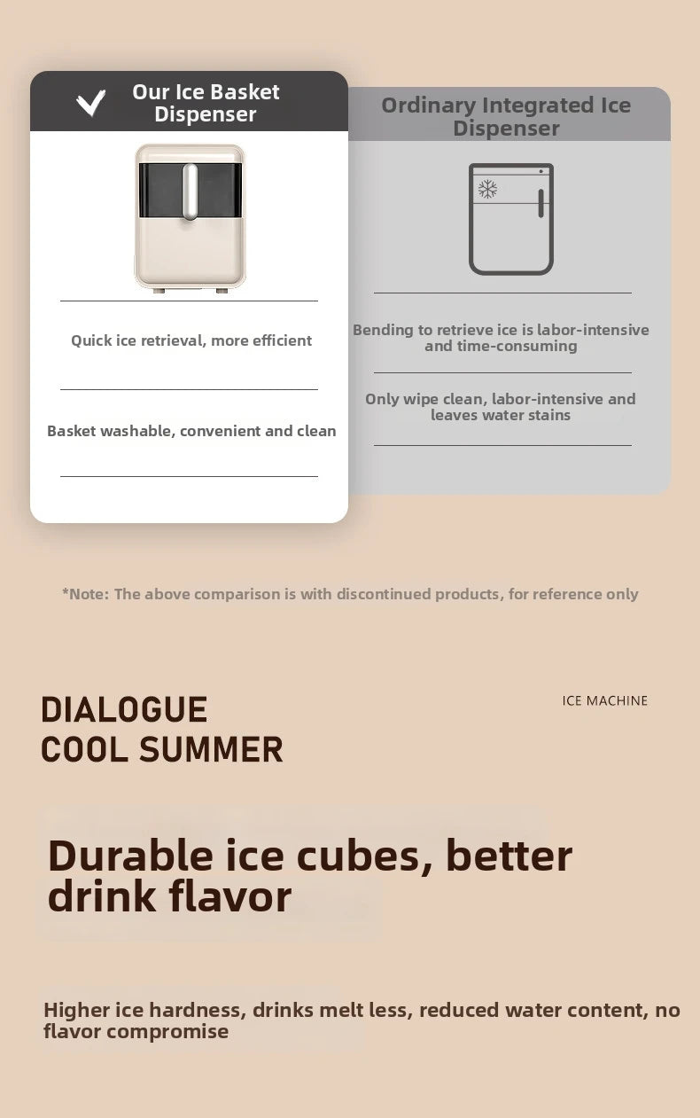 Máquina compacta para Hacer Hielo / portátil