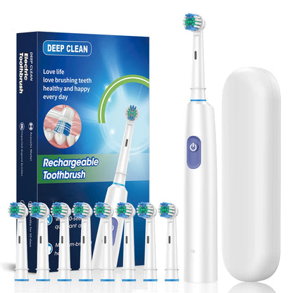 Cepillo de dientes eléctrico recargable de 4 cabezales