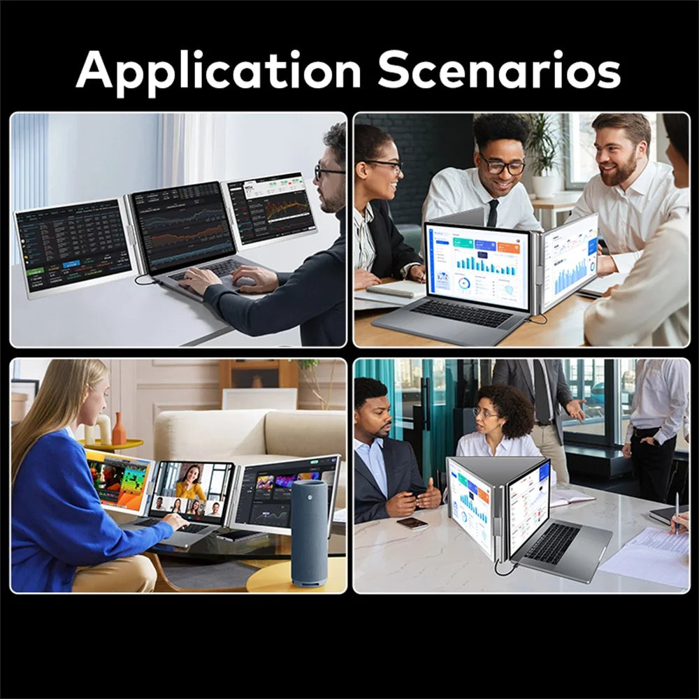 Pantalla dual Monitor portátil extendido / Dual Screen Display Extended Portable Monitor