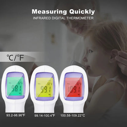 Termómetro Infrarrojo Digital Fireurus – Sin Contacto, Pantalla LED, Para Bebés y Adultos