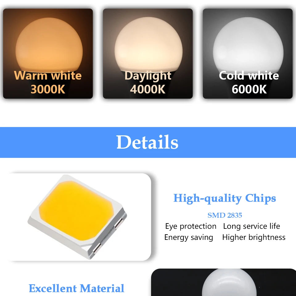 Foco LED con Sensor lámpara inteligente encendido automático / LED Sensor Bulb Smart Lamp Auto On-Off